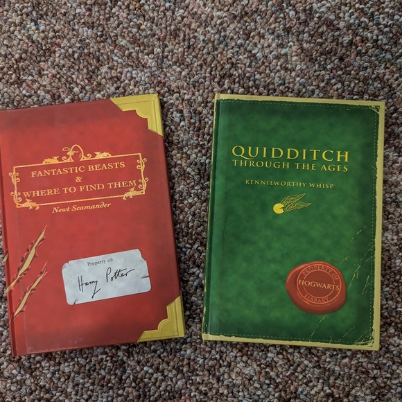 Harry Potter Book set of 2 - Quidditch & Fantastic Beasts - Picture 6 of 9